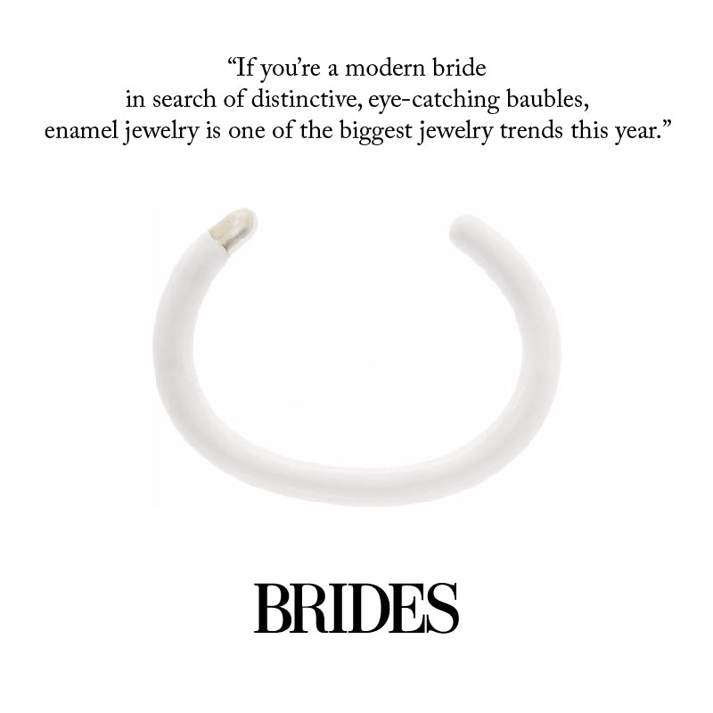 The Enamel Jewelry Trend Is Perfect for Modern Brides