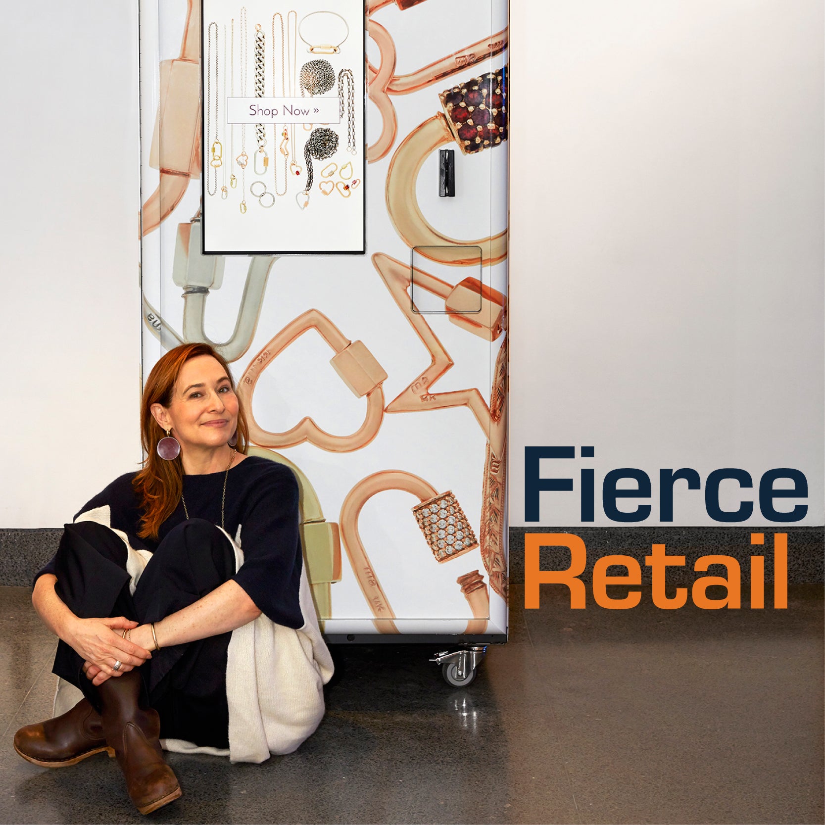 Marla Aaron sells luxury jewelry out of a vending machine