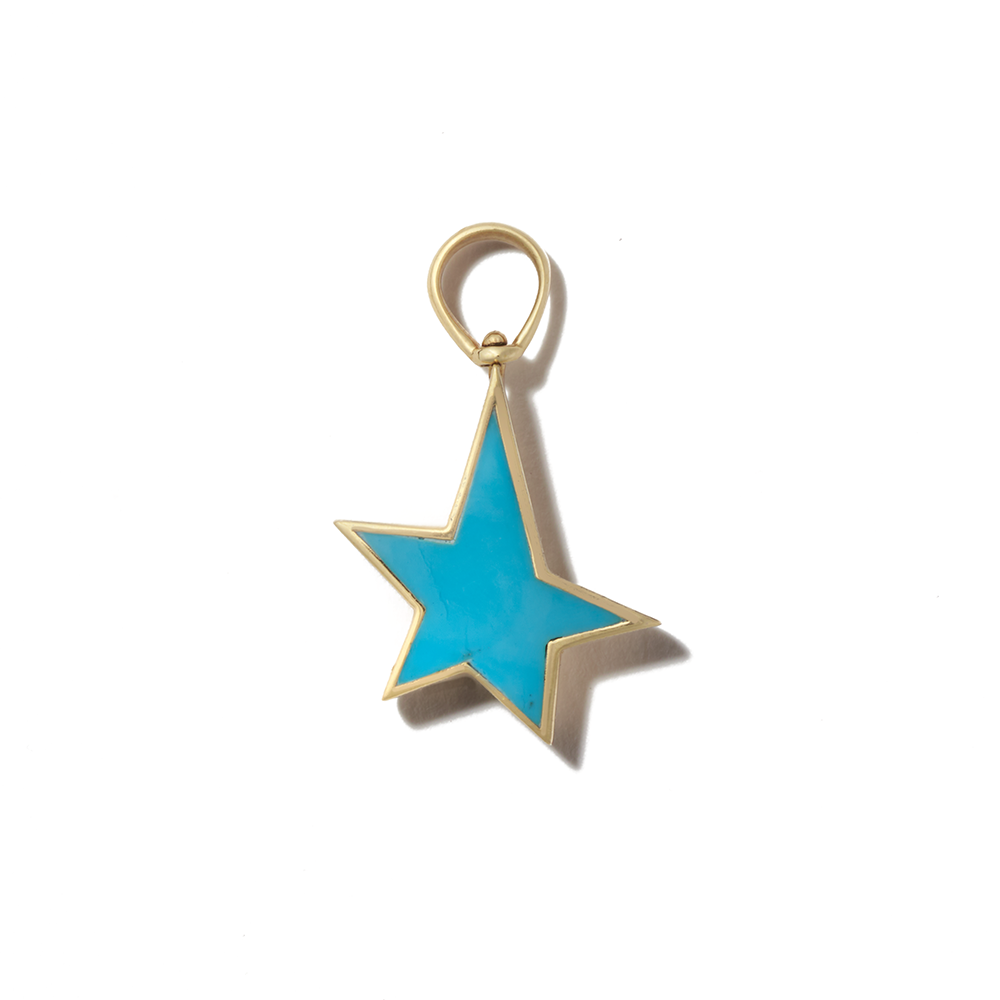 Star Charm with Turquoise