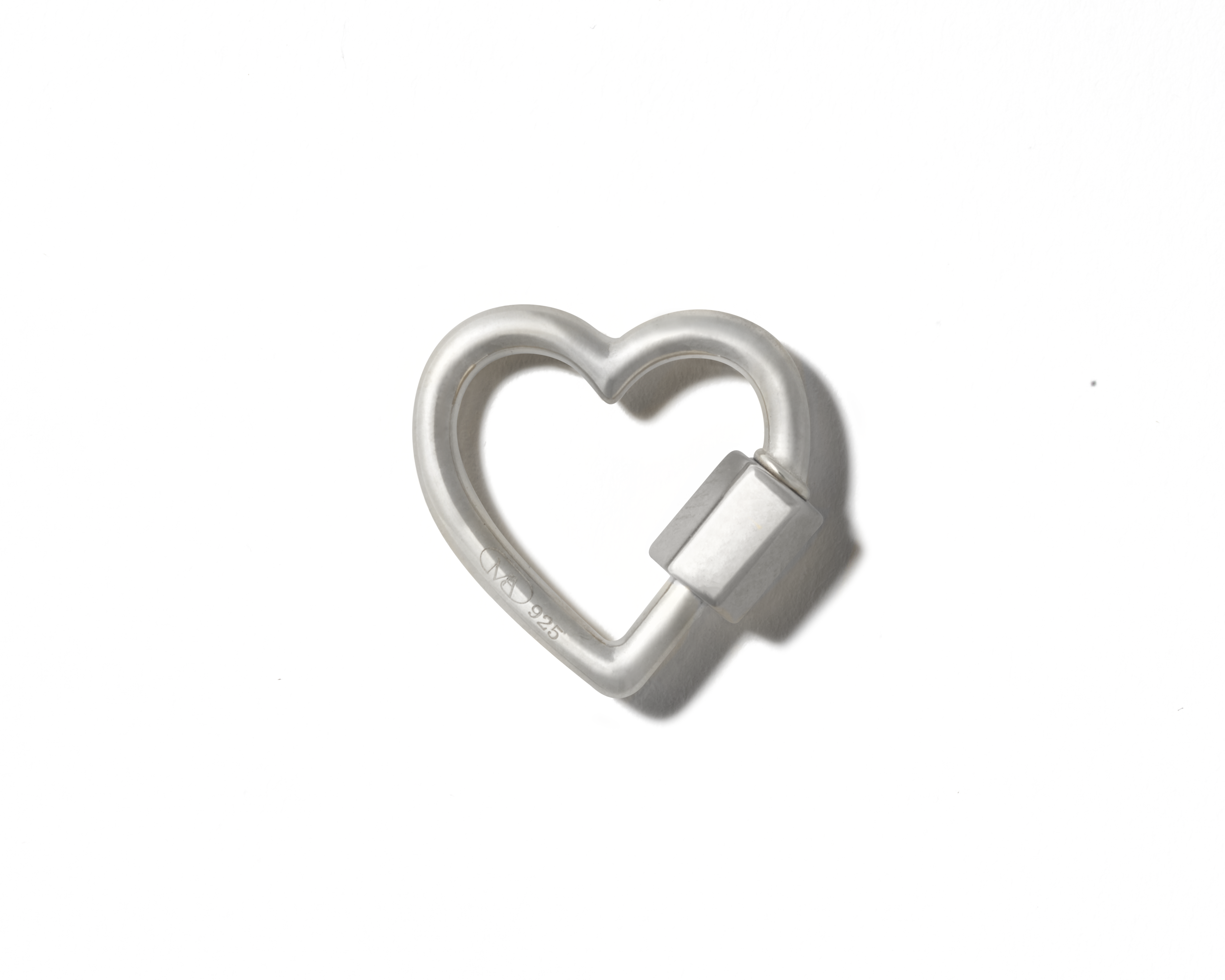 Heartlock in Silver