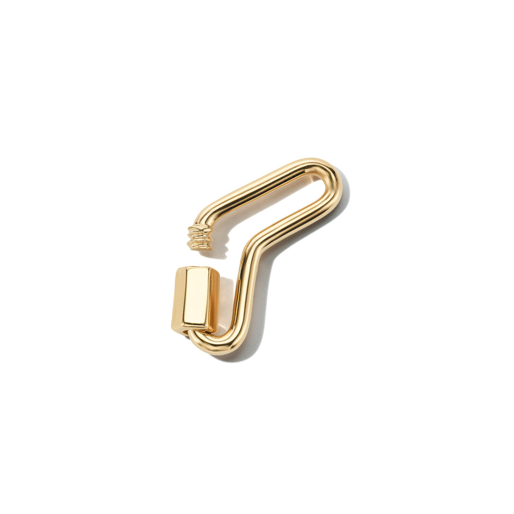 Boomerang Lock in Gold