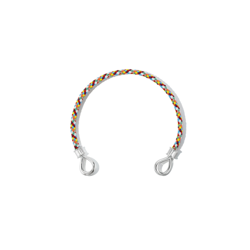 The String Project Bracelet with Silver Loops