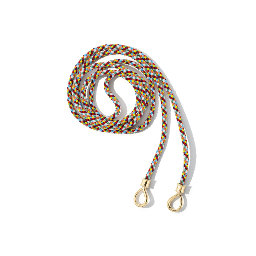 The String Project Necklace with Silver Loops