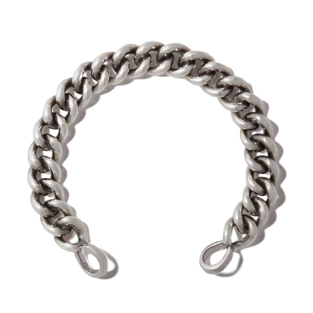 MiniMega Curb Chain in Silver Bracelet – Marla Aaron