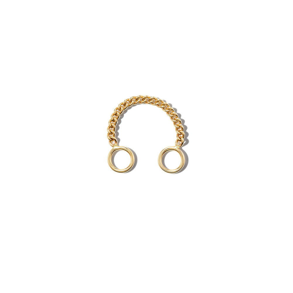 Gold Not So Heavy Curb Chain Ring – Marla Aaron