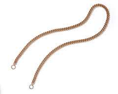 Heavy gold curb chain