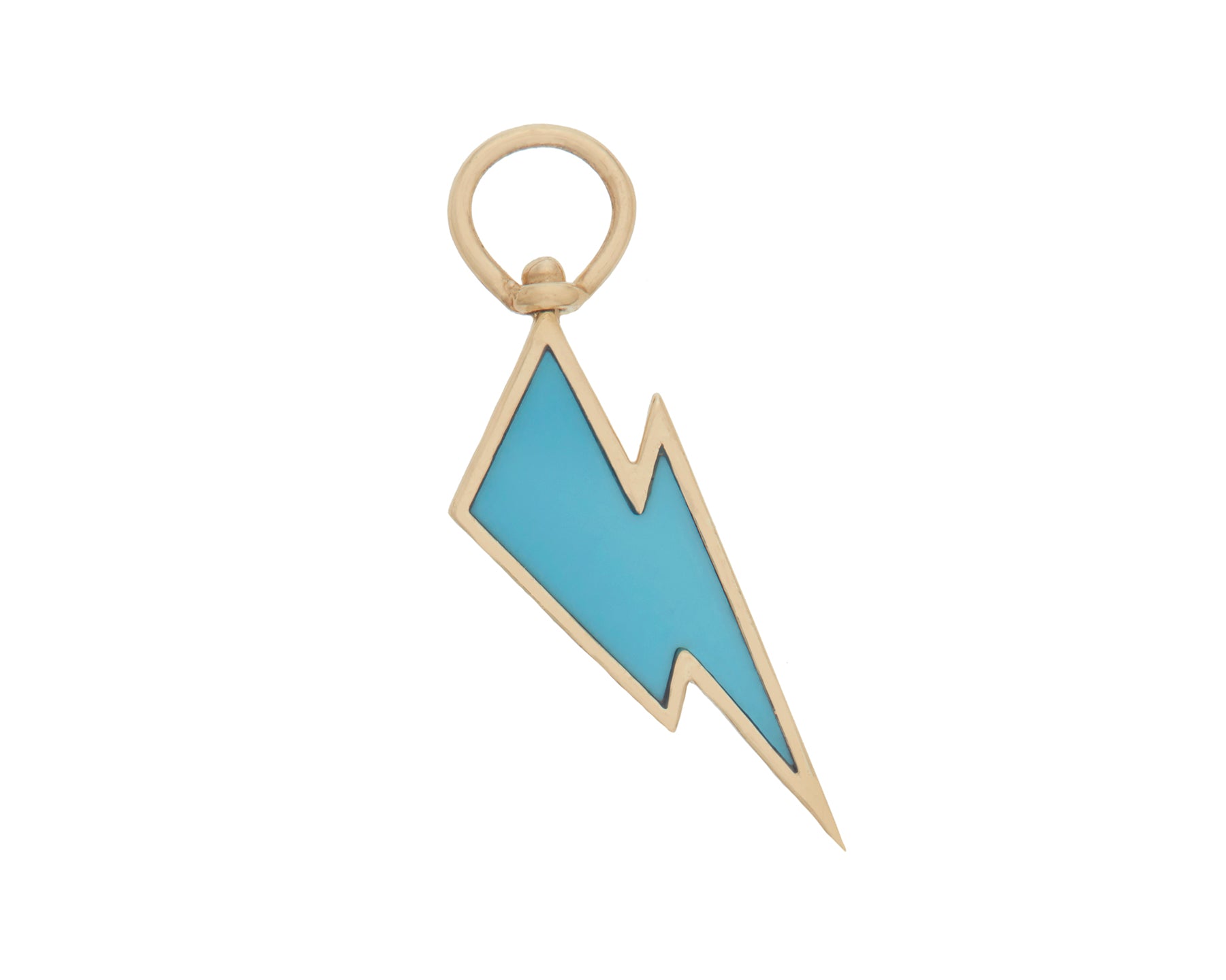 Turquoise Lightning Bolt Necklace Marla Aaron