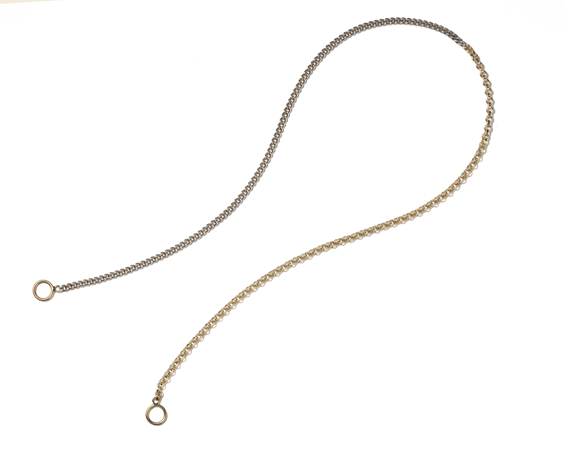 Gold and silver chain