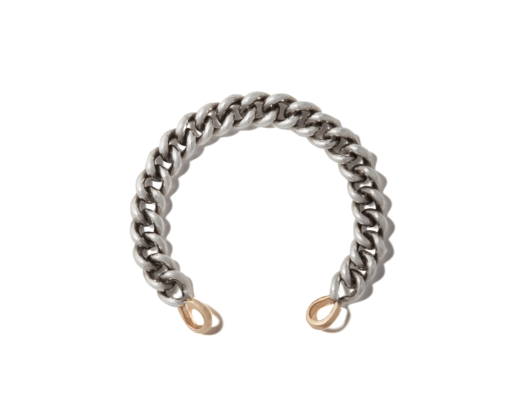 MiniMega Curb Chain in Silver Bracelet Marla Aaron