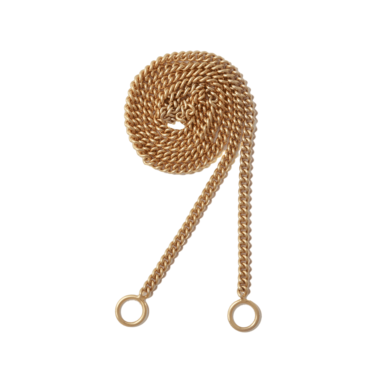 Not So Heavy Curb Chain in 18k Gold Necklace – Marla Aaron