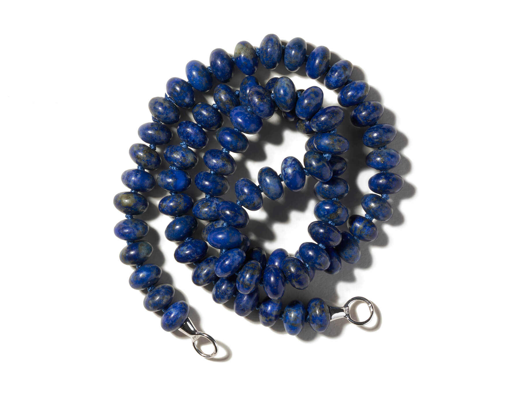 Lapis 4x6mm Rondelle Beads - 15 inch strand