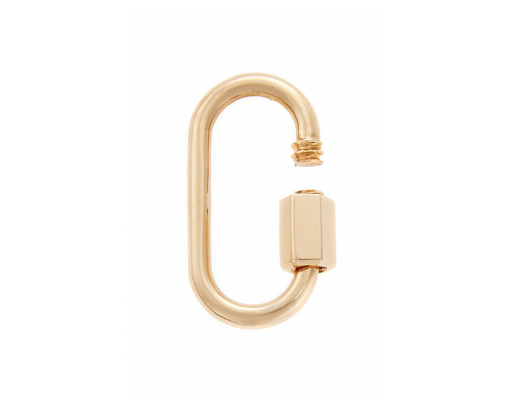 Rose gold medium lock with open clasp