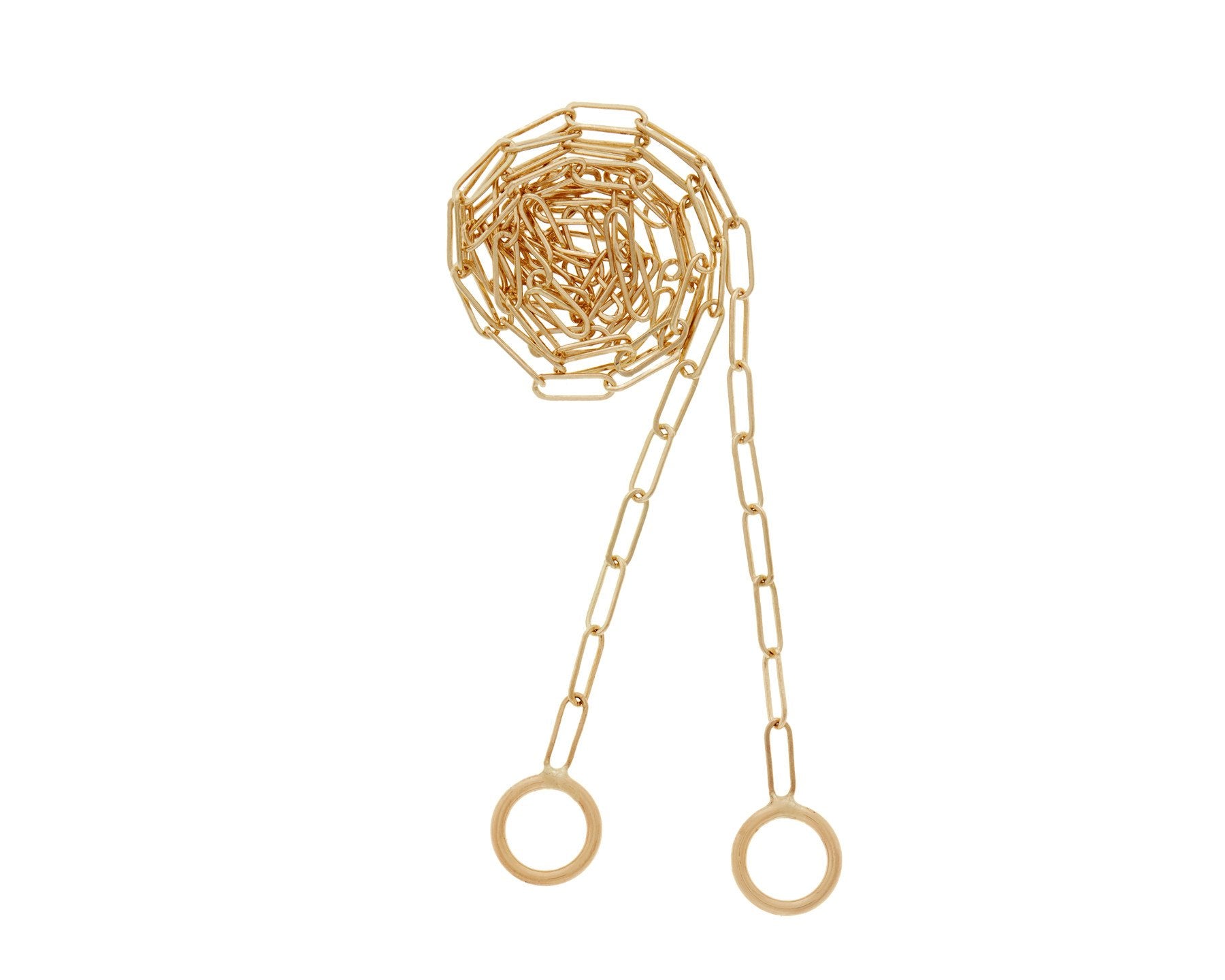 Square Link Chain in Gold Necklace