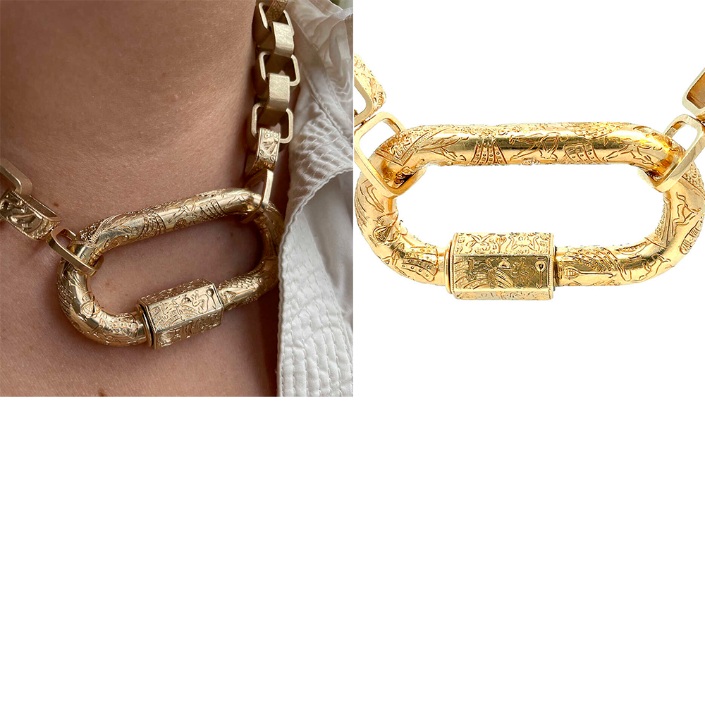 Piece of the Week: Marla Aaron’s Largest Lock Yet
