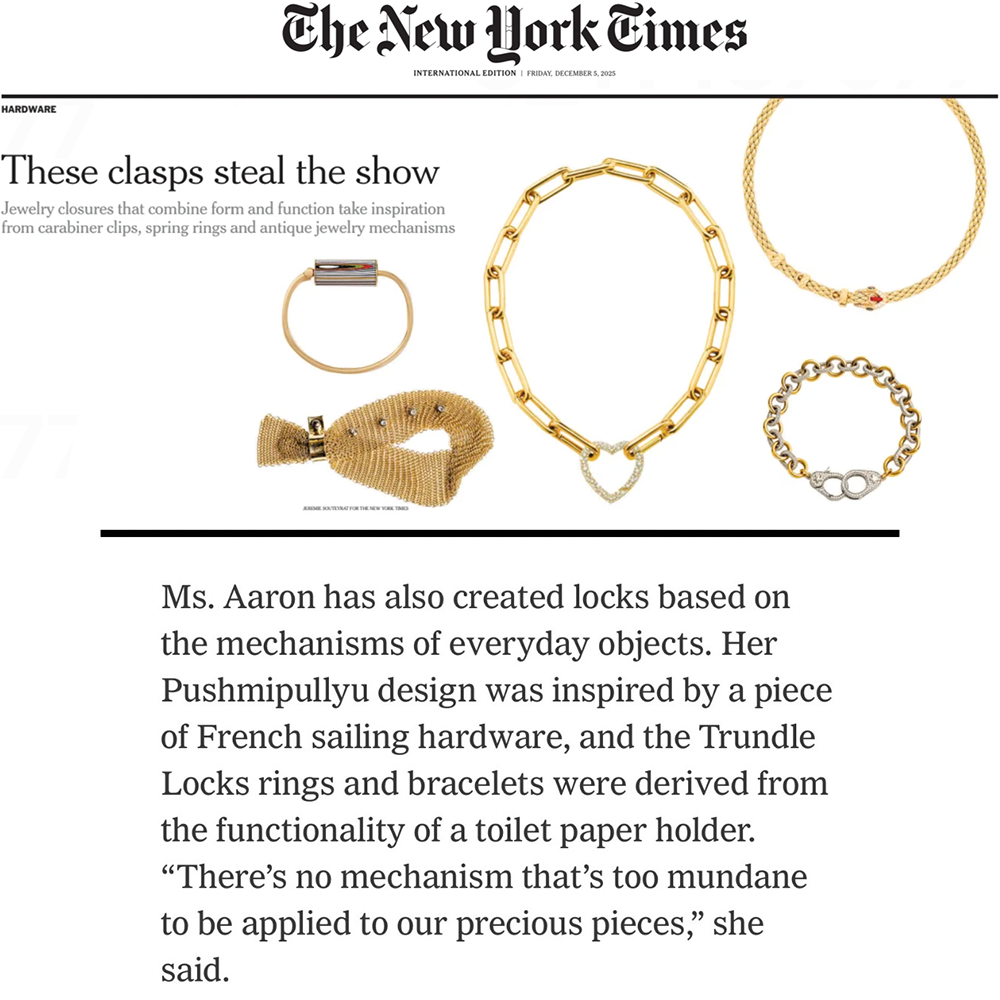 Clasps Take a Starring Role in Some Jewelry Designs