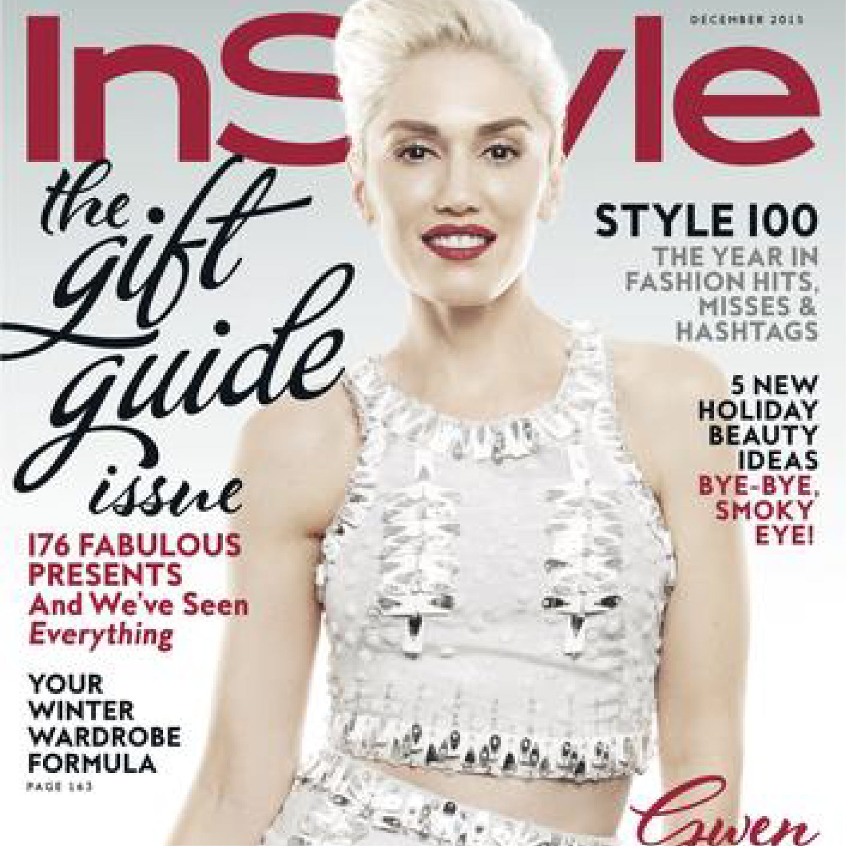 InStyle Magazine, December 2015