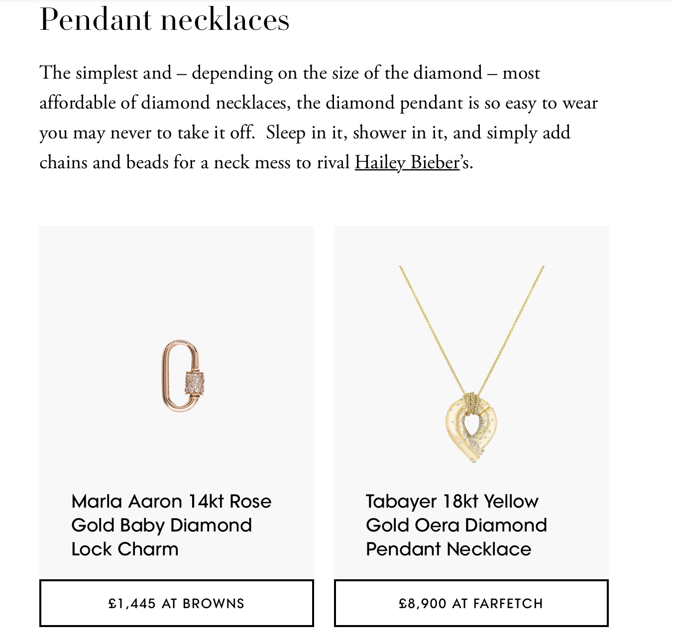 Diamond Necklaces Are Forever – Shop Vogue’s Edit of Sparkling Strands