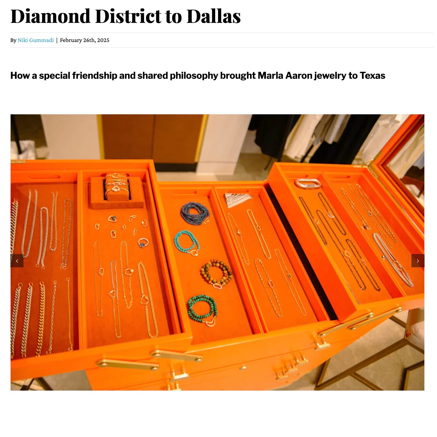 Diamond District to Dallas