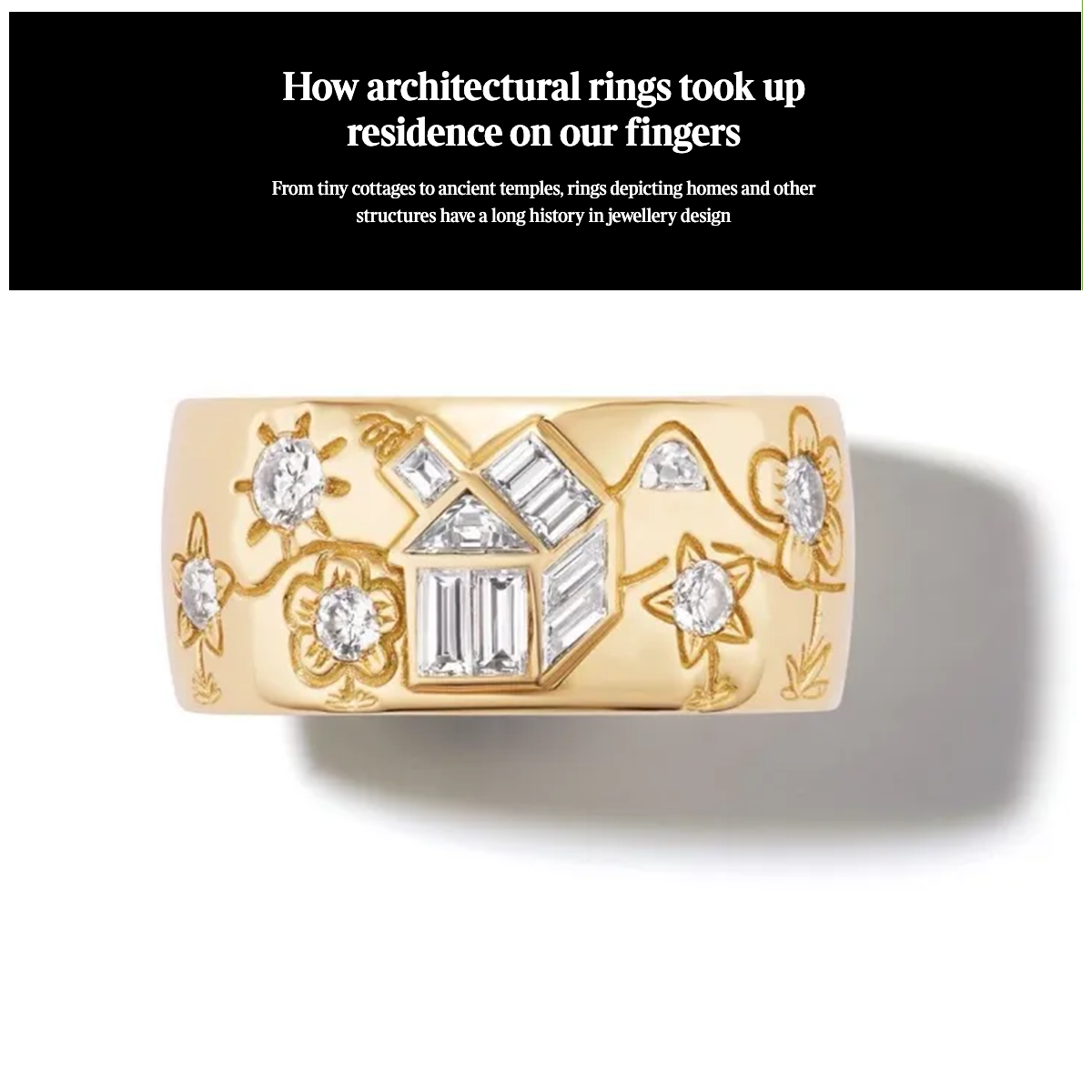 How Architectural Rings Took Up Residence on Our Fingers