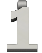 1 Number Icon