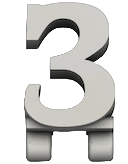 3 Number Icon