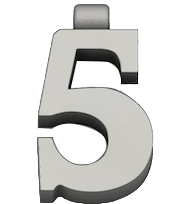 5 Number Icon