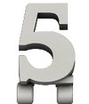 5 Number Icon