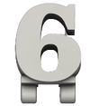 6 Number Icon