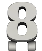 8 Number Icon