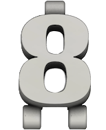 8 Number Icon