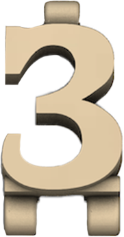 3 Number Icon