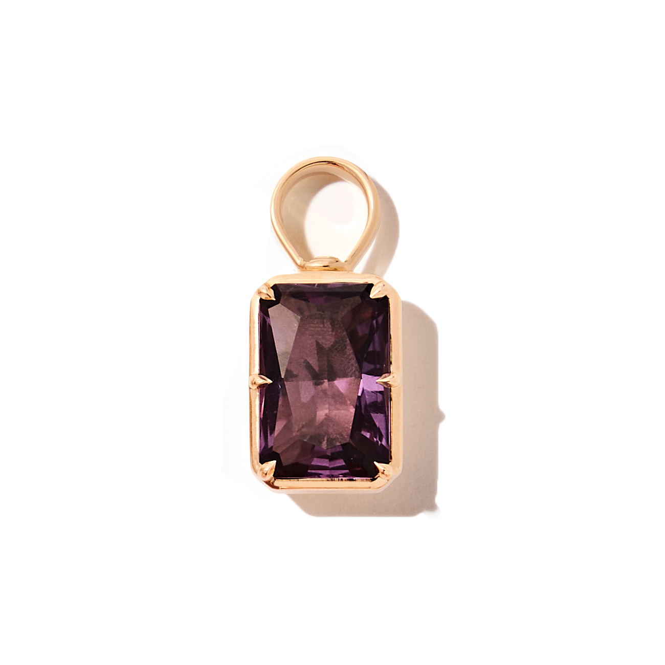 Half-Coach Charm in Gold with Anza Gems