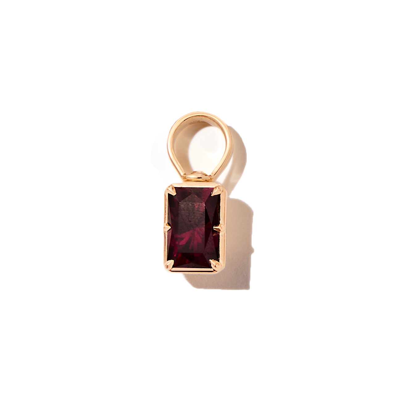 Half-Coach Charm in Gold with Anza Gems