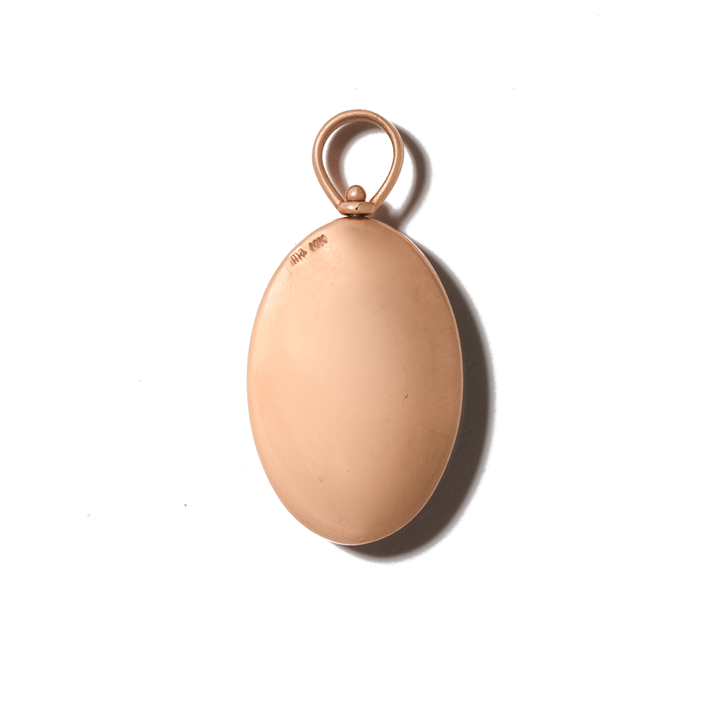 Large Oval Charm with Charoite