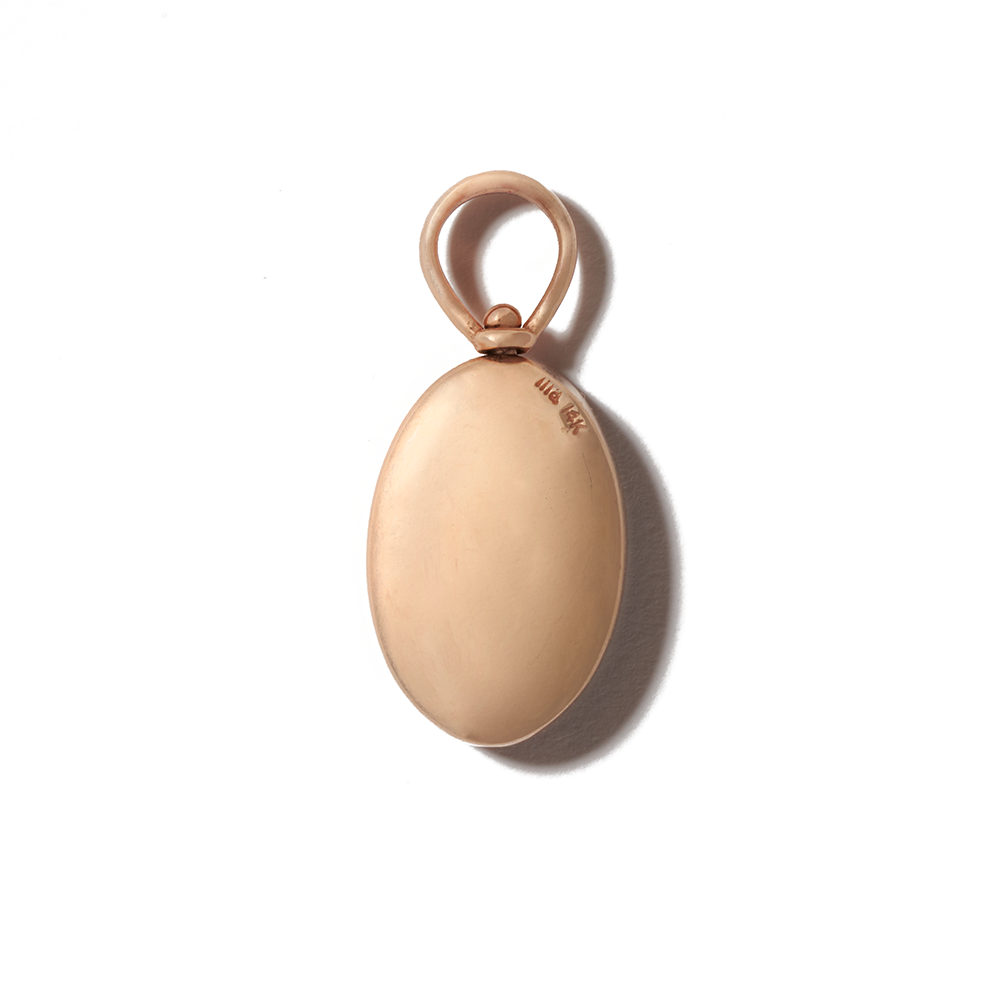 Small Oval Charm with Charoite