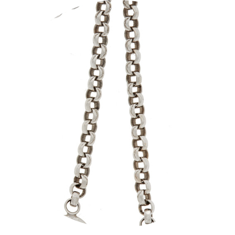 Gold Rolo Chain Necklace | Marla Aaron 15 / White Gold