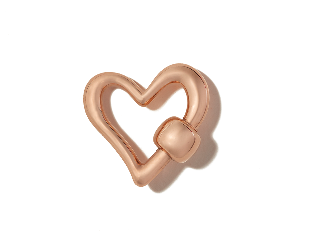 Freeform Heartlock in Gold