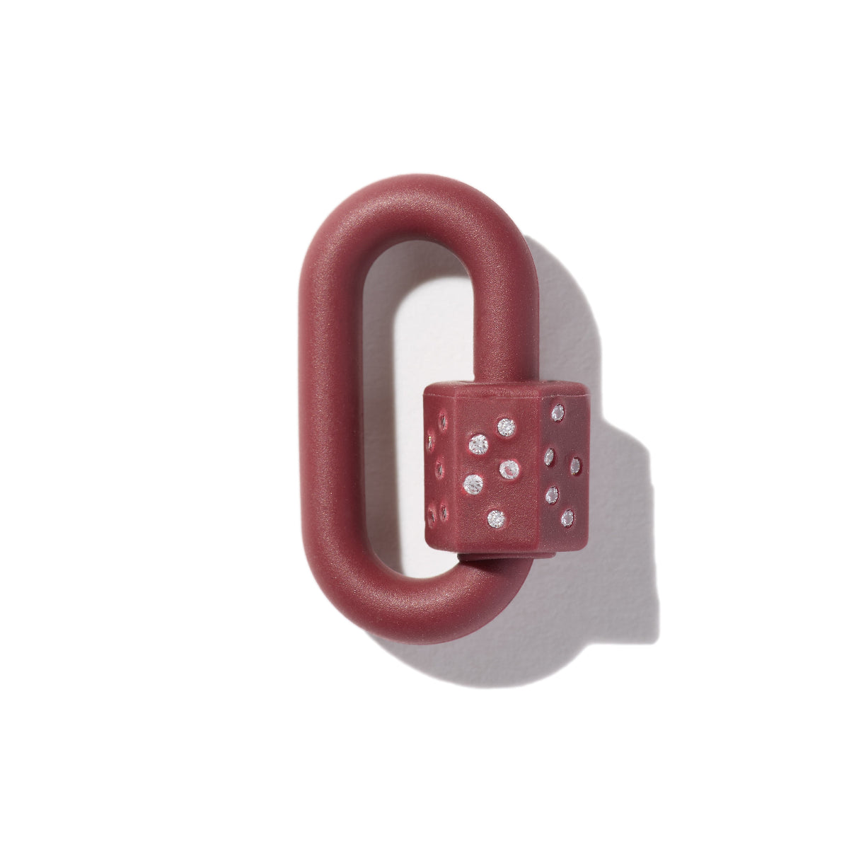 Rubber Chubby Medium Lock with Diamonds