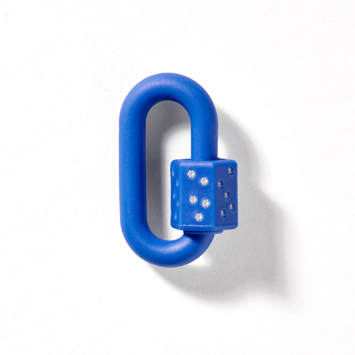 Rubber Chubby Medium Lock with Diamonds