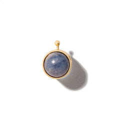 Drop Lozenge with Blue Greenland Ruby