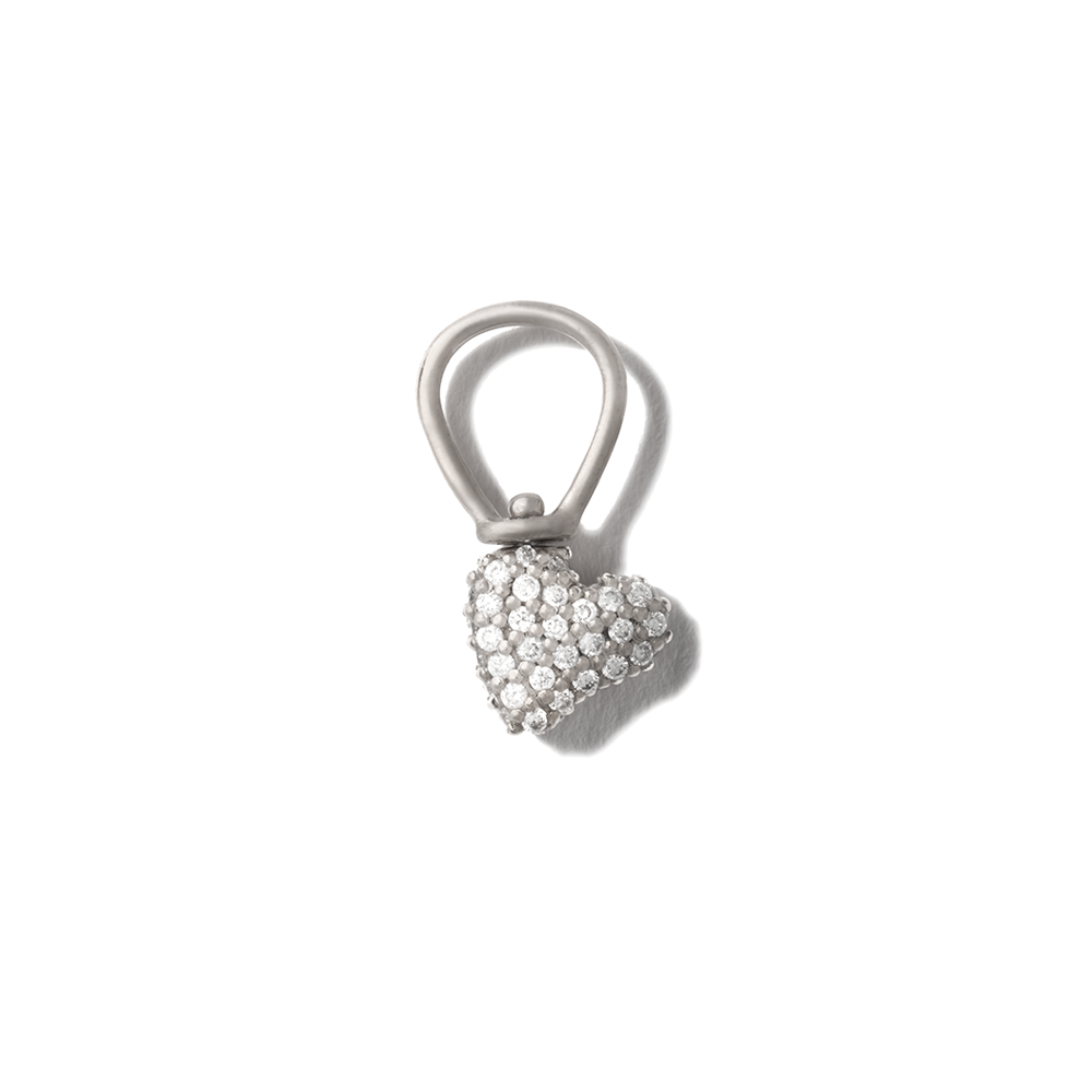 Pave Padlock Earring Charms | Hanging Lock Charms | Liven Fine Jewelry Rose Gold