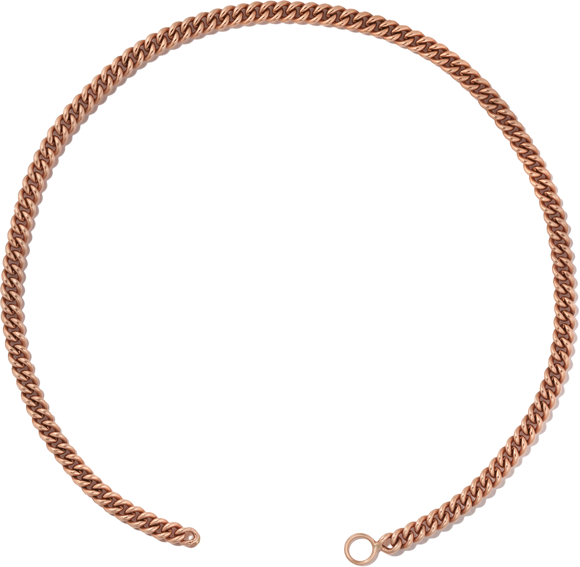 Heavy Curb Chain — Rose Gold