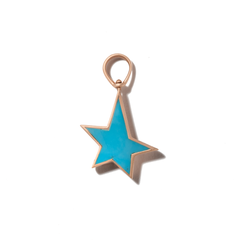 Star Charm with Turquoise