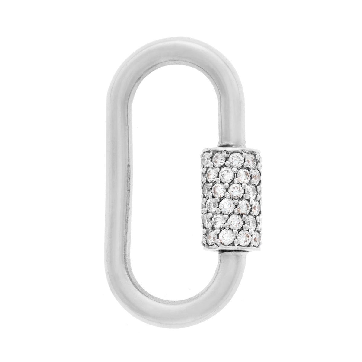 Stoned Regular Lock with Diamonds