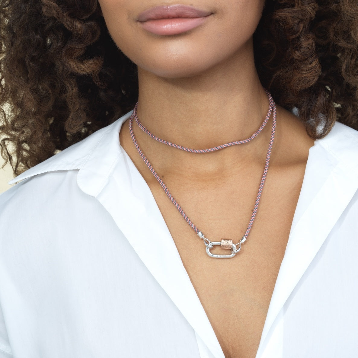 Embossed Floral Pendant Lock | Marla Aaron