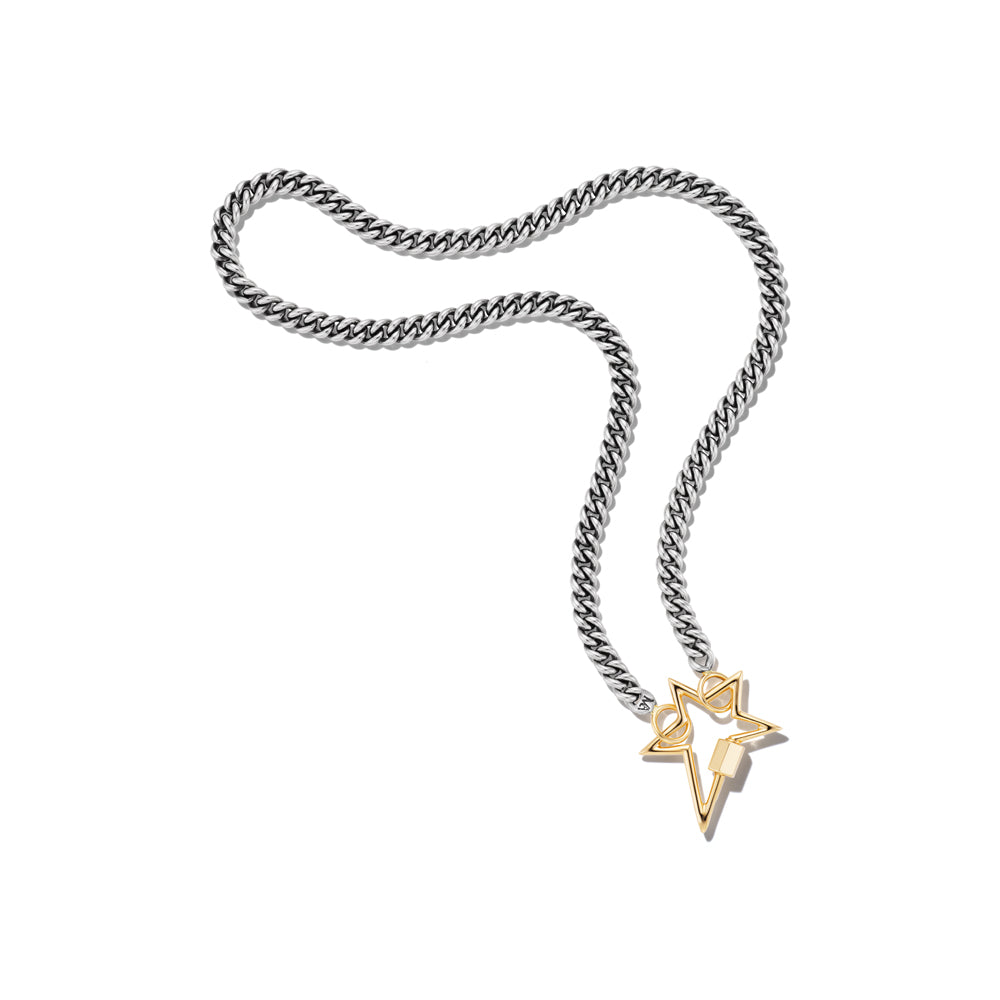 VAINON】 Destroyed Carabiner Necklace VAINON Destroyed Carabiner