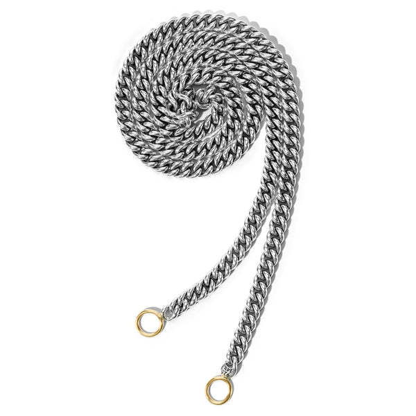 Silver Heavy Curb Chain Necklace | Marla Aaron