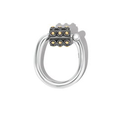Gold Ball Trundle Lock Ring
