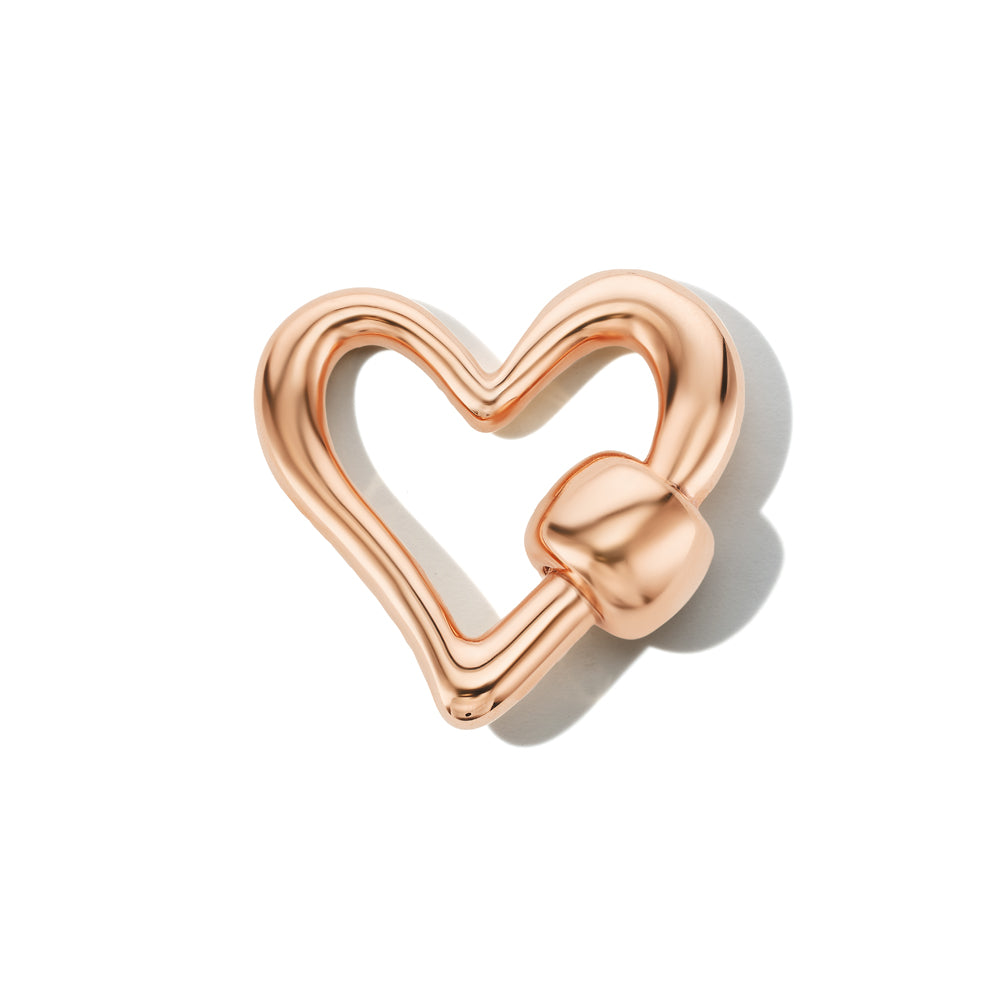 Freeform Heartlock in Gold