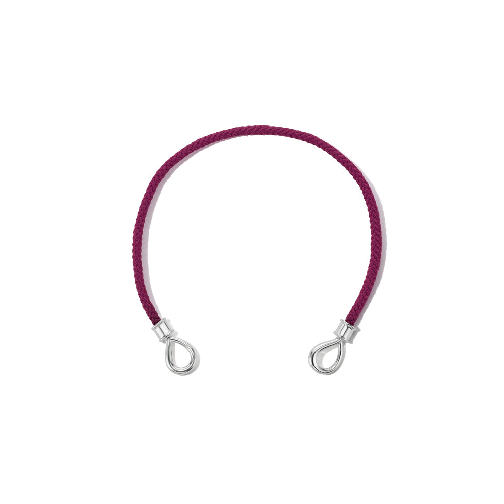 The String Project Bracelet with Silver Loops